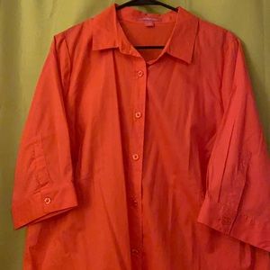 Woman Within Medium blouse(14-16) 100% cotton